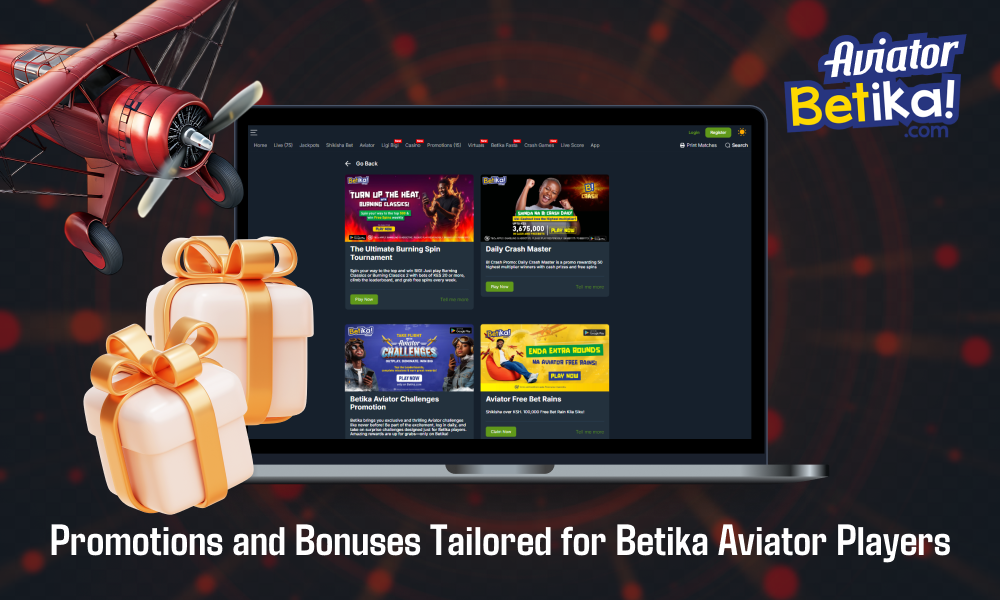 Betika attracts players with promotions specifically designed for Kenyan Aviator fans